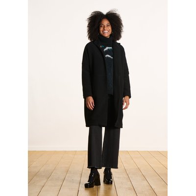 Manteau en laine avec petit col LA FEE MARABOUTEE