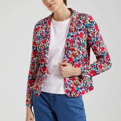Blazer cintré fleuri ONLY