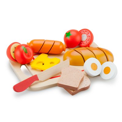 Planche d'aliments en bois à découper NEW CLASSIC TOYS