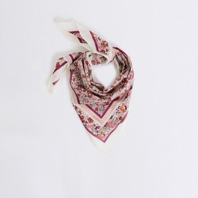 Foulard imprimé fleuri GRAIN DE MALICE
