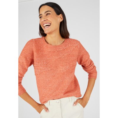 Pull maille bouclette en relief DAMART