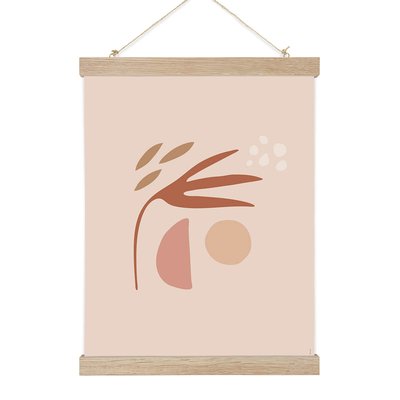 Sinaï I, affiche +  cadre chêne. 50cm x 70cm COTTON BIRD