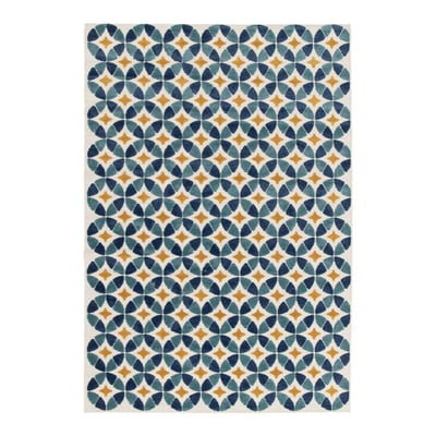 Tapis intérieur extérieur avec effet sculpté LISBONNE AFK LIVING