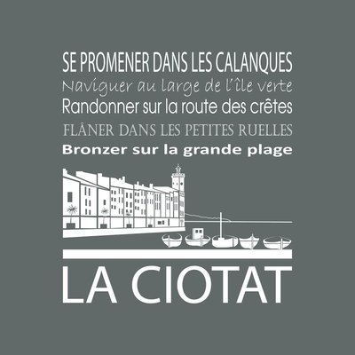 Tableau Mural La Ciotat RÉGIONALISME CEANOTHE