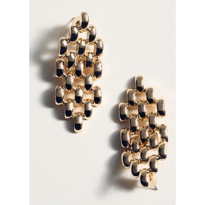 Boucles d’oreilles pendantes maillons MANGO