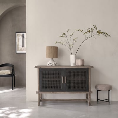 Buffet en bois recyclé massif 120 cm  JUNKO BERAH GETAH