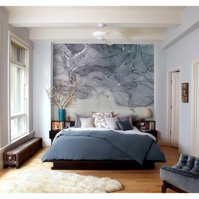 Papel de parede foto mural Ink Blue Fluid, da Interelife INTERELIFE