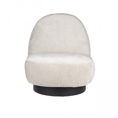 Fauteuil pivotant en tissu doux - EDEN ZUIVER