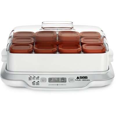 Yaourtière et fromagère YG661A00 Multidélices Express 12 pots SEB