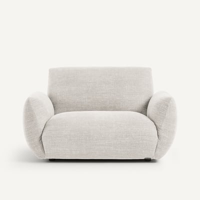 Fauteuil, en coton et lin, SPOGANO AM.PM