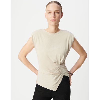 Tee-shirt sans manches effet drapé IKKS