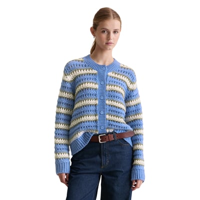 Cardigan regular en doux mélange de laine vierge MARC O’POLO DENIM