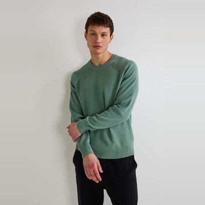 Pull col rond en coton BIO GOTS MONOPRIX