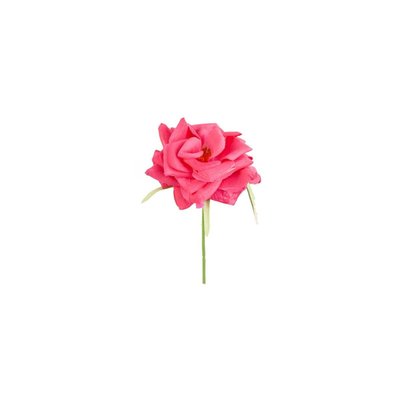 Tige de rose artificielle à piquer H17 SIA DECO
