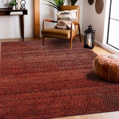 Tapis berbère tissé motif ethnic AF1 CHILA UN AMOUR DE TAPIS