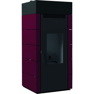 FM Poêle à granulés canalisable BP-701 17,5kW Rouge FM BIOMASA