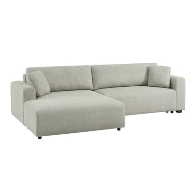 Canapé d'angle gauche convertible 3 places tissu avec coffre WIDE SWEEEK