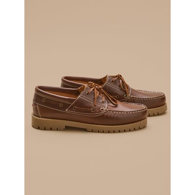 Chaussures bateau cuir CYRILLUS