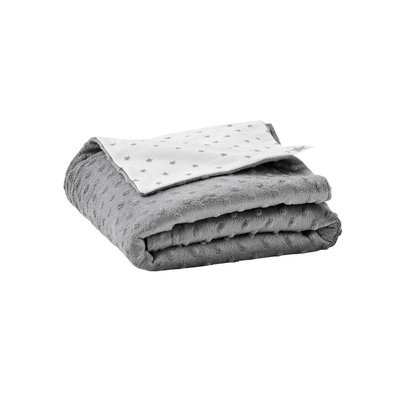 Couverture bi-face minky/molleton STELLA Oeko-Tex® VERTBAUDET
