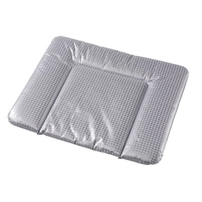 Grand matelas à langer avec protection tête 85 x 75 cm quadrillé GEUTHER