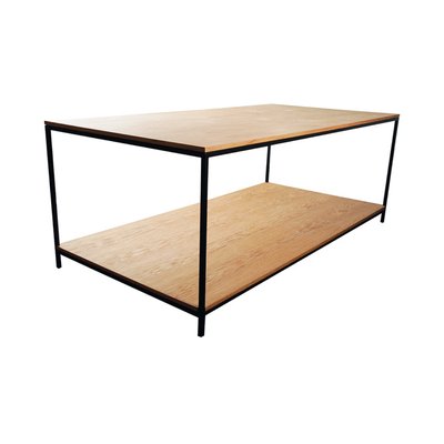 Table rectangulaire en bois et métal L180 SIA DECO