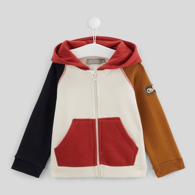 Sweat manches longues à capuche 4 couleurs en coton BIO, certifié OEKO-TEX BOUT'CHOU