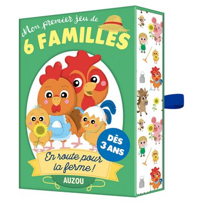 Mon premier jeu de 6 familles - Jeu de cartes EDITIONS AUZOU