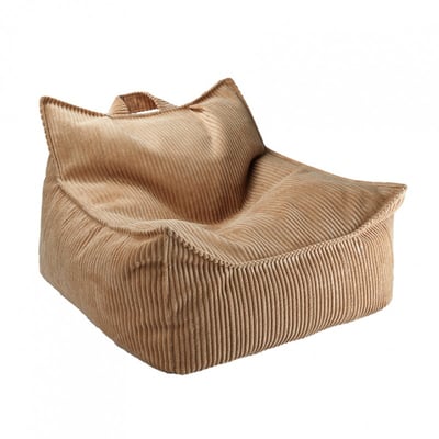 Fauteuil Pouf Enfant en Velours Côtelé WIGIWAMA