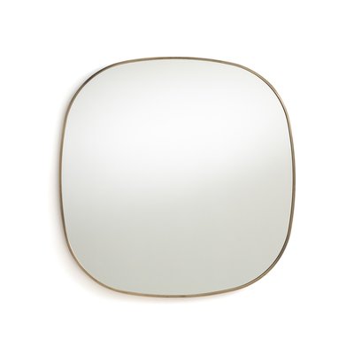 Miroir métal acier laiton vieilli H80 cm, Caligone AM.PM