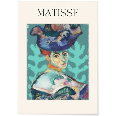 Affiche Matisse - Portrait Cubiste L'AFFICHERIE