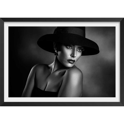 Affiche photo L'élégance en noir et blanc HEXOA