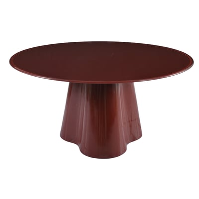 Table basse D80 en verre vert mat ZAGO