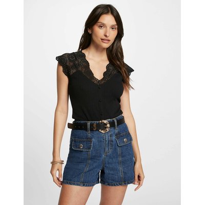 T-shirt col V manches courtes MORGAN
