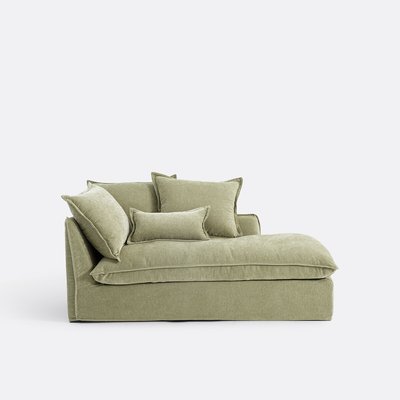 Méridienne droite polyester chiné, Odna LA REDOUTE INTERIEURS