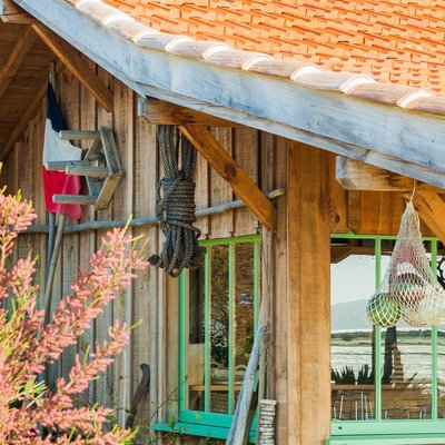 Tableau Mural Cabane En Bois Au Cap Ferret MER CEANOTHE