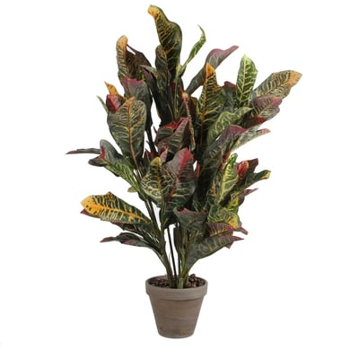 Plante artificielle CROTON MICA DECORATIONS