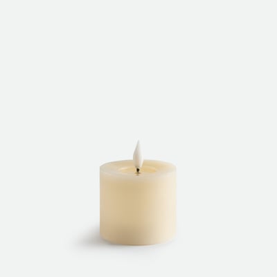 Bougie LED, en cire, hauteur 9,5 cm, CASPAR LA REDOUTE INTERIEURS