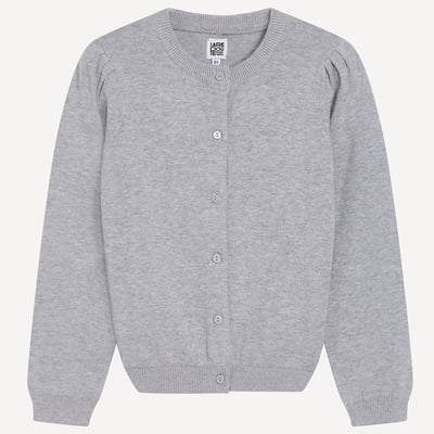 Gilet en fine maille de coton LA REDOUTE COLLECTIONS