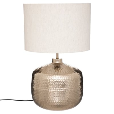 Lampe à poser métal et coton KAIS ATMOSPHERA