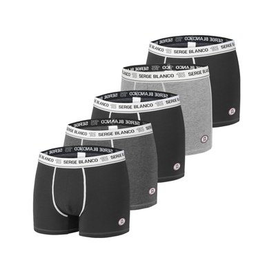 Lot de 5 Boxers Coton Class' Uni SERGE BLANCO