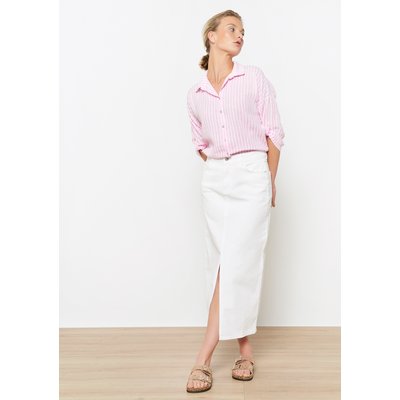 Jupe midi fendue en denim LOLALIZA