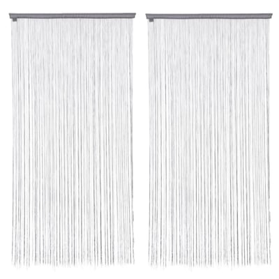 Lot de 2 rideaux fils décoratifs TOILINUX