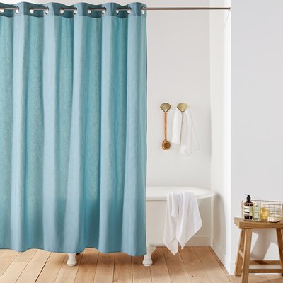 Rideau de douche uni aspect toile SCENARIO LA REDOUTE INTERIEURS