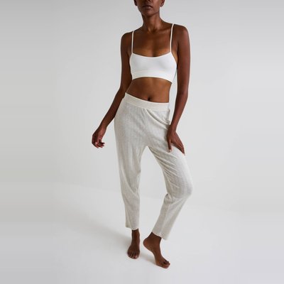 Legging uni en pointelle MONOPRIX