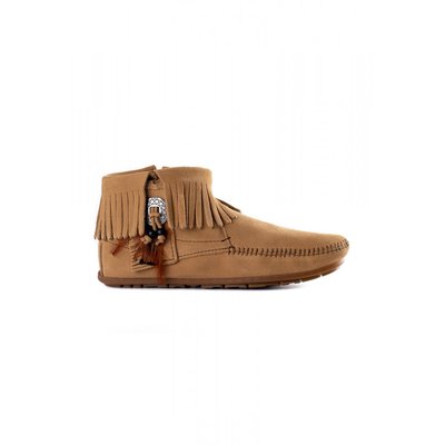 Bottines en daim avec plume CONCHO MINNETONKA