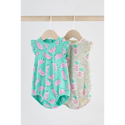 Barboteuse bébé imprimé fruits, lot de 2 NEXT