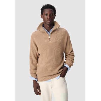 Pull col camionneur tricot côtelé IKKS