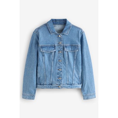 Veste ajustée en jean à buste large NEXT