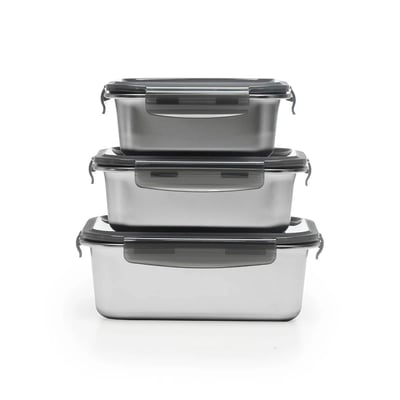 3 boîtes rectangulaires LAGUIOLE CUISSON