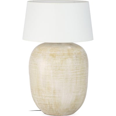 Lampe de table en terre cuite, Fait main RECOLLECTION